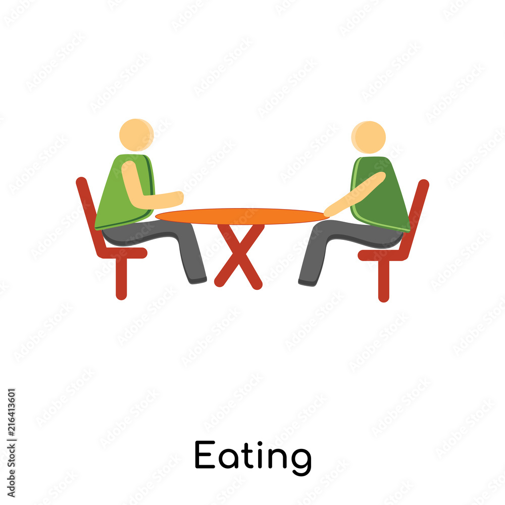eating icon isolated on white background. Simple and editable eating icons. Modern icon vector illustration. eating icon isolated on white background. Simple and editable eating icons. Modern icon vector illustration.