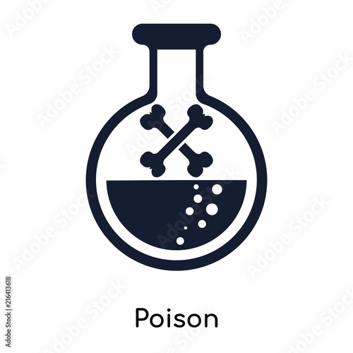 poison icons isolated on white background. Modern and editable poison icon. Simple icon vector illustration.