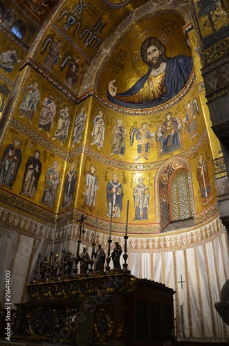 Interior of Duomo di Monreale  Sicily