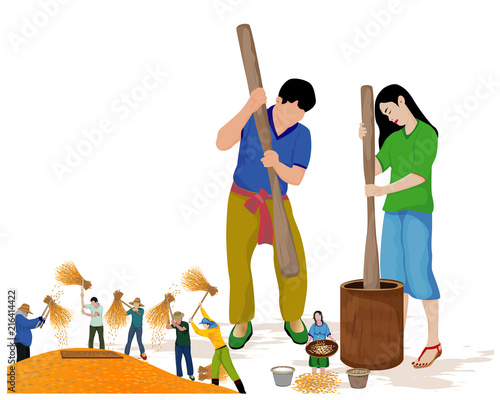 agriculturist cartoon shape vector design