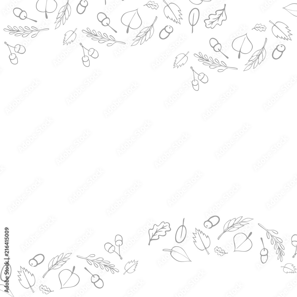Autumn leaves pattern. Autumn leaves pattern.