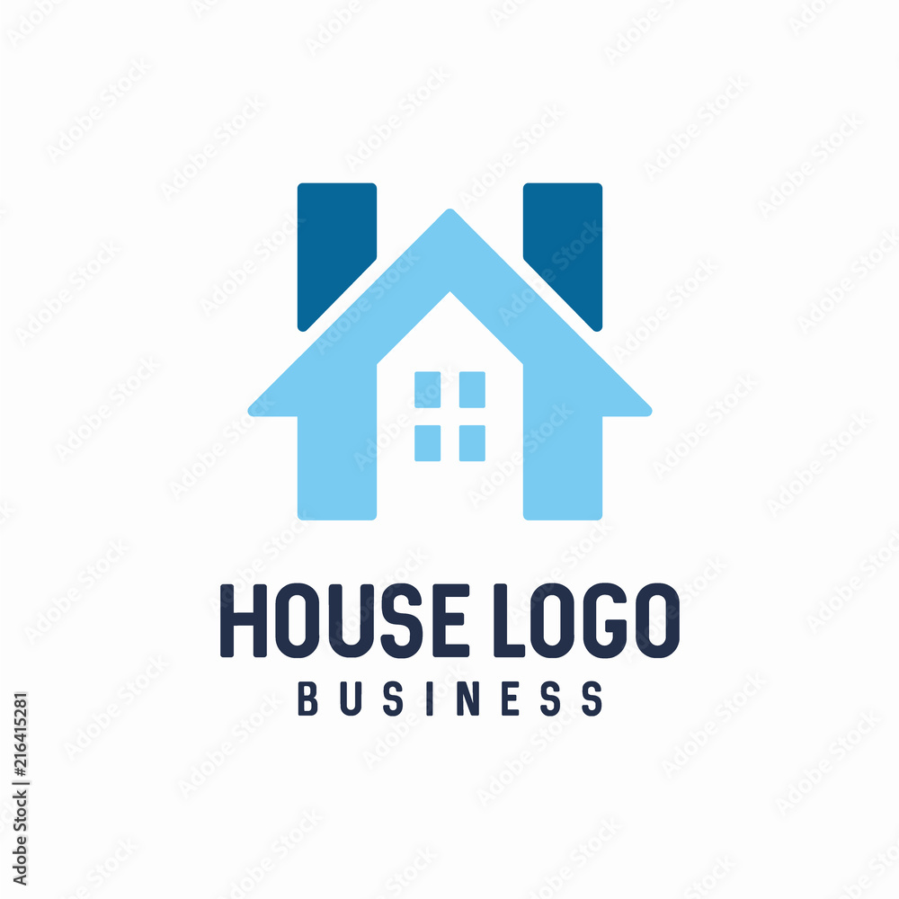 House Logo Design Concept, Letter H Initial Logo Vector Template House Logo Design Concept, Letter H Initial Logo Vector Template