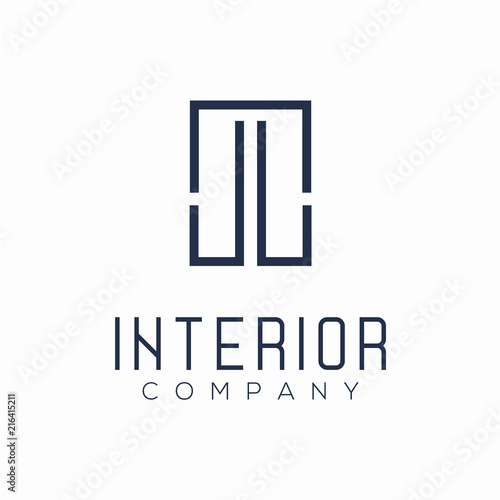 Minimalist Interior Logo Design Concept