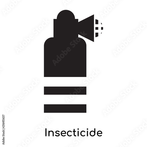 Insecticide icon vector sign and symbol isolated on white background, Insecticide logo concept