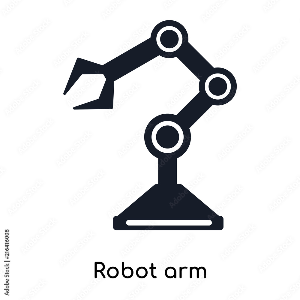 robot arm icons isolated on white background. Modern and editable robot arm icon. Simple icon vector illustration. robot arm icons isolated on white background. Modern and editable robot arm icon. Simple icon vector illustration.