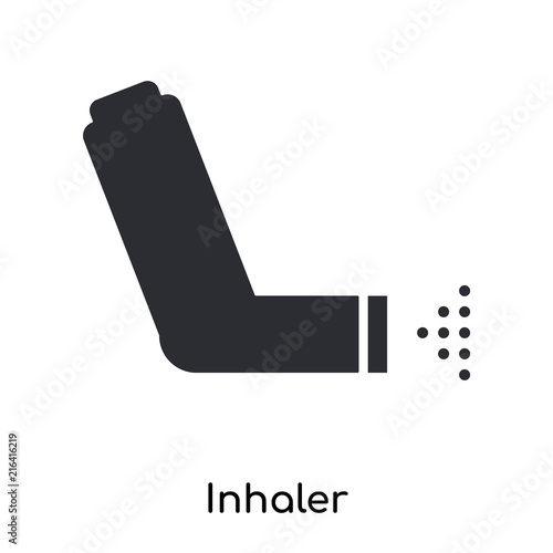 inhaler icon isolated on white background. Simple and editable inhaler icons. Modern icon vector illustration.