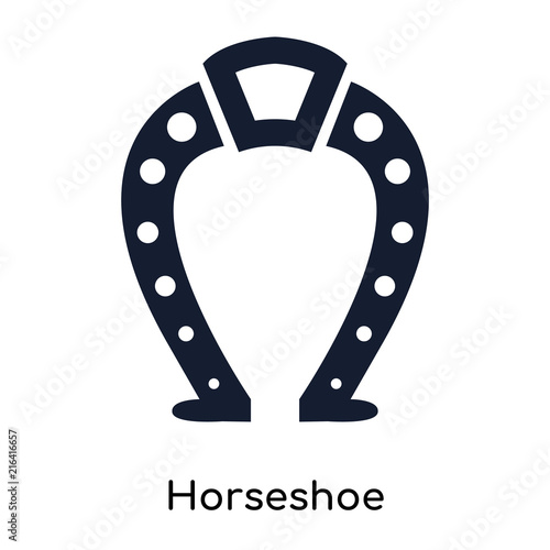 horseshoe icons isolated on white background. Modern and editable horseshoe icon. Simple icon vector illustration.