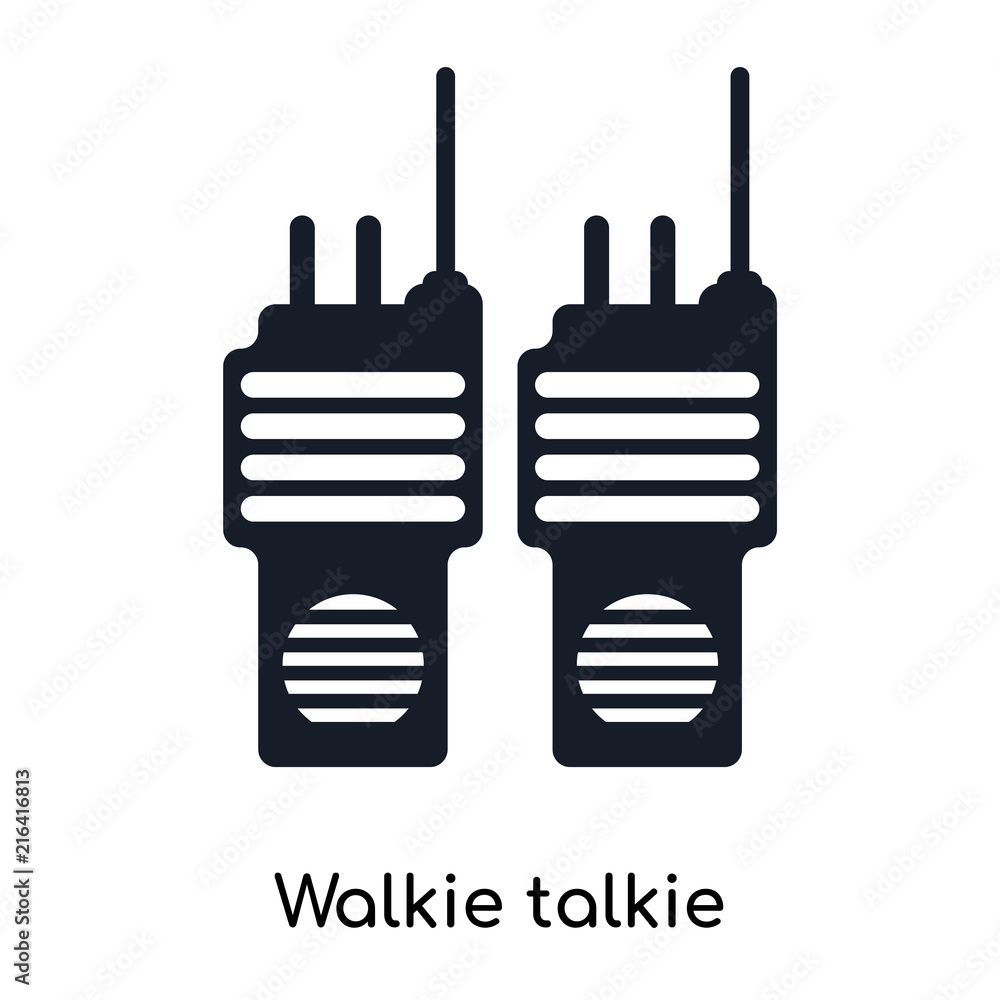 walkie talkie icons isolated on white background. Modern and editable walkie talkie icon. Simple icon vector illustration. walkie talkie icons isolated on white background. Modern and editable walkie talkie icon. Simple icon vector illustration.