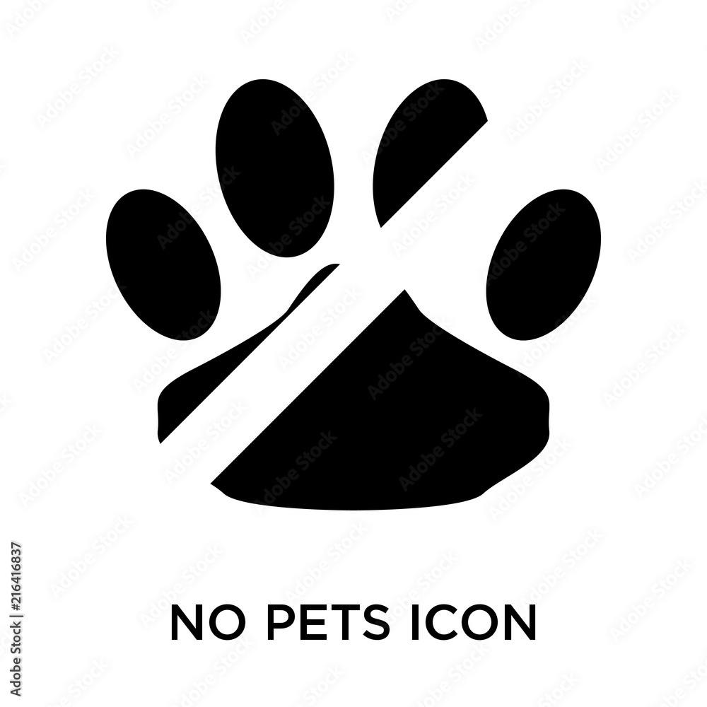 no pets icons isolated on white background. Modern and editable no pets icon. Simple icon vector illustration. no pets icons isolated on white background. Modern and editable no pets icon. Simple icon vector illustration.