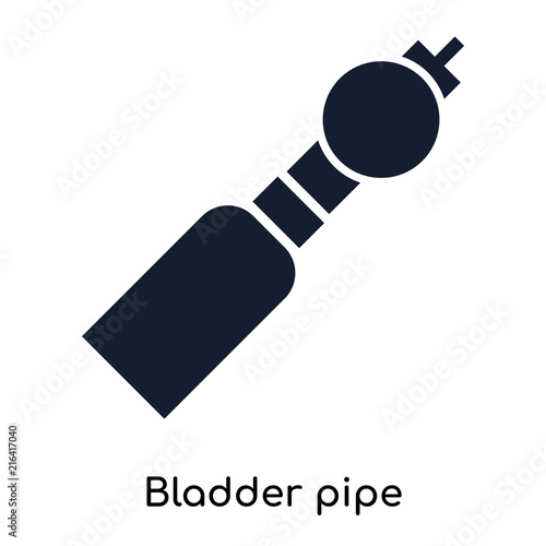 bladder pipe icons isolated on white background. Modern and editable bladder pipe icon. Simple icon vector illustration.