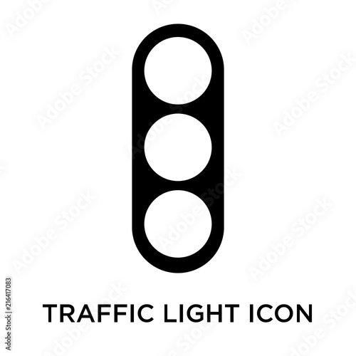 traffic light icons isolated on white background. Modern and editable traffic light icon. Simple icon vector illustration.