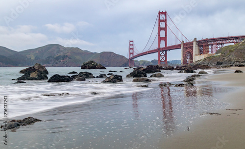 Golden Gate Bridge Refelction
