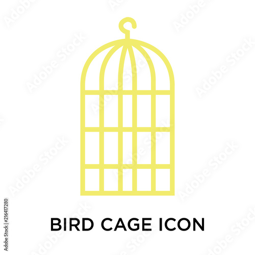 bird cage icons isolated on white background. Modern and editable bird cage icon. Simple icon vector illustration. © t-vector-icons