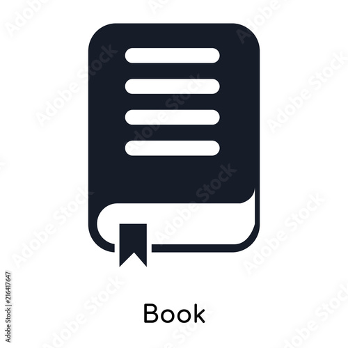 book icons isolated on white background. Modern and editable book icon. Simple icon vector illustration.