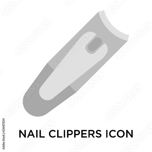 nail clippers icons isolated on white background. Modern and editable nail clippers icon. Simple icon vector illustration.