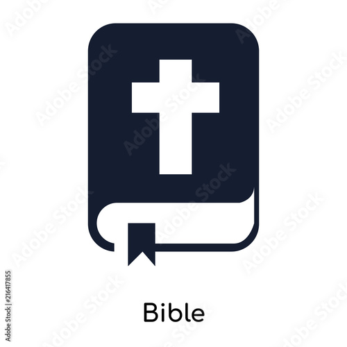 bible icons isolated on white background. Modern and editable bible icon. Simple icon vector illustration.