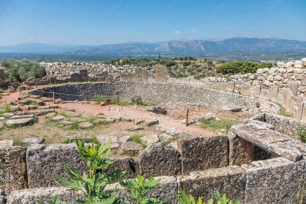 Premier cercle royal de la citadelle de Mycènes