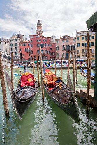  Gondola on the Grand Canals of Venice