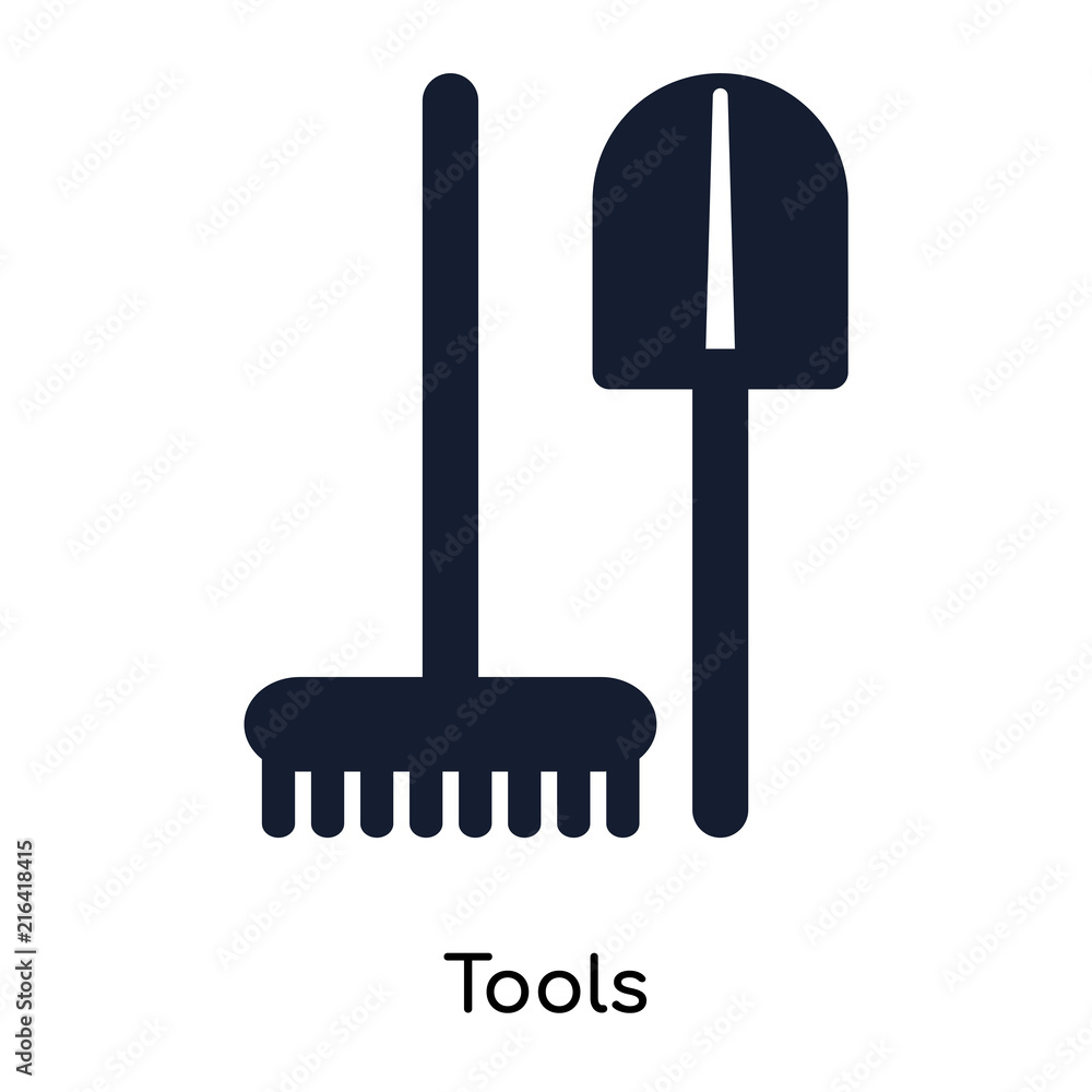 tools icons isolated on white background. Modern and editable tools icon. Simple icon vector illustration.