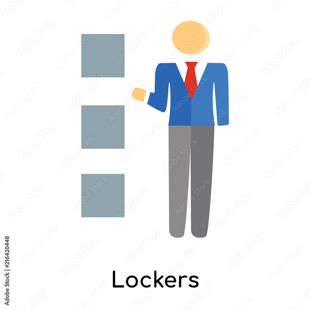 lockers icon isolated on white background. Simple and editable lockers icons. Modern icon vector illustration. lockers icon isolated on white background. Simple and editable lockers icons. Modern icon vector illustration.