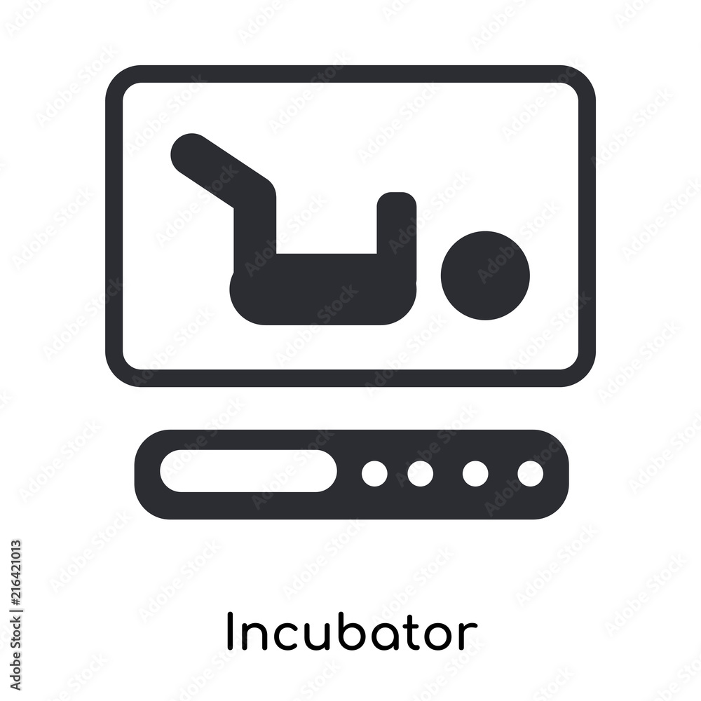 incubator icon isolated on white background. Simple and editable incubator  icons. Modern icon vector illustration. Stock Vector | Adobe Stock