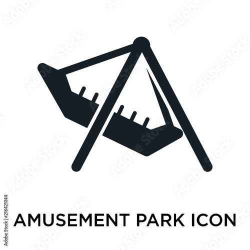 amusement park icon on white background. Modern icons vector illustration. Trendy amusement park icons