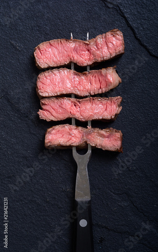 Grilled beef steak ribeye