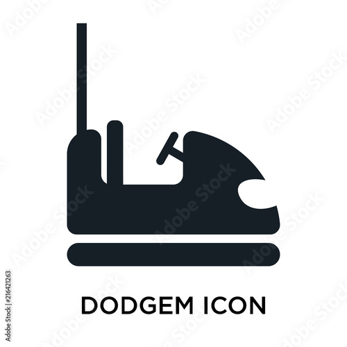 dodgem icon on white background. Modern icons vector illustration. Trendy dodgem icons