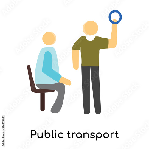 public transport icon isolated on white background. Simple and editable public transport icons. Modern icon vector illustration.