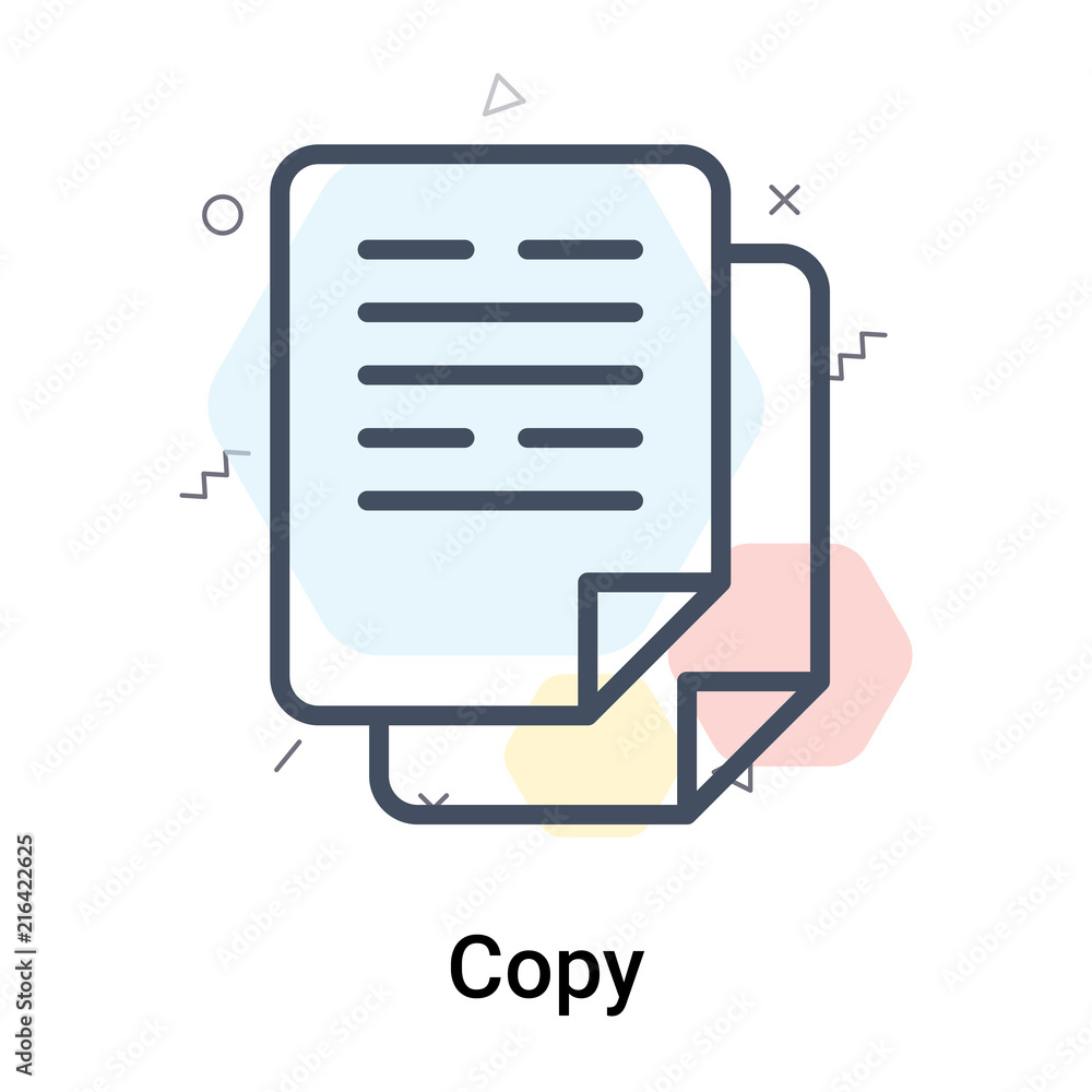 Copy Icon Vector