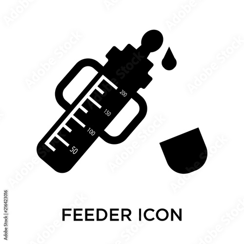 feeder icon on white background. Modern icons vector illustration. Trendy feeder icons