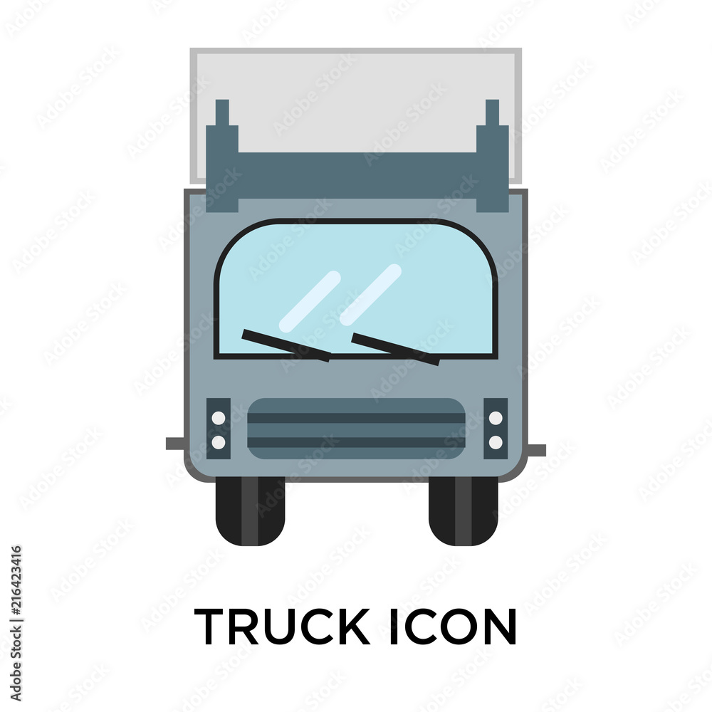 truck icon on white background. Modern icons vector illustration. Trendy truck icons truck icon on white background. Modern icons vector illustration. Trendy truck icons