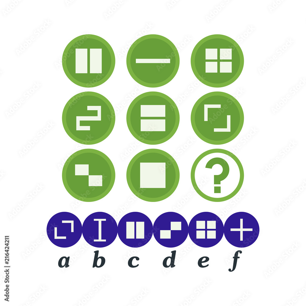 IQ test. Choose correct answer. Logical task, educational game for kids. development of logic, iq. Task game what comes next, Vector illustration IQ test. Choose correct answer. Logical task, educational game for kids. development of logic, iq. Task game what comes next, Vector illustration