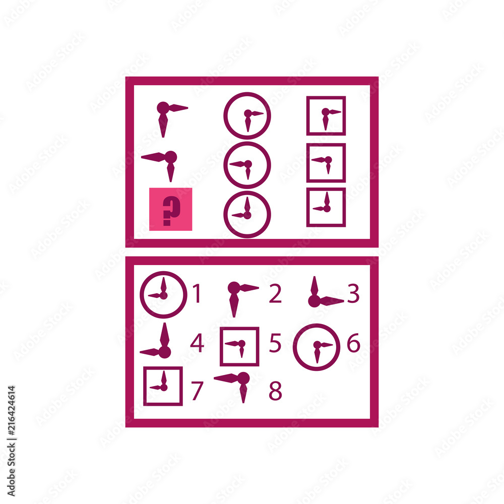 IQ test. Choose correct answer. Logical task, educational game for kids. development of logic, iq. Task game what comes next, Vector illustration IQ test. Choose correct answer. Logical task, educational game for kids. development of logic, iq. Task game what comes next, Vector illustration