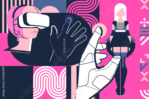 virtual reality, virtual sex, digital girl