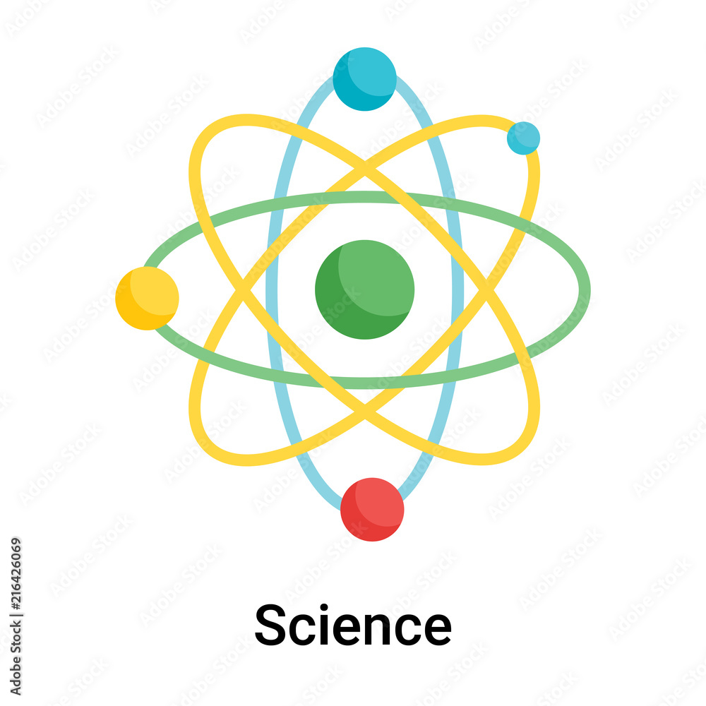 Science icon vector sign and symbol isolated on white background, Science logo concept Science icon vector sign and symbol isolated on white background, Science logo concept