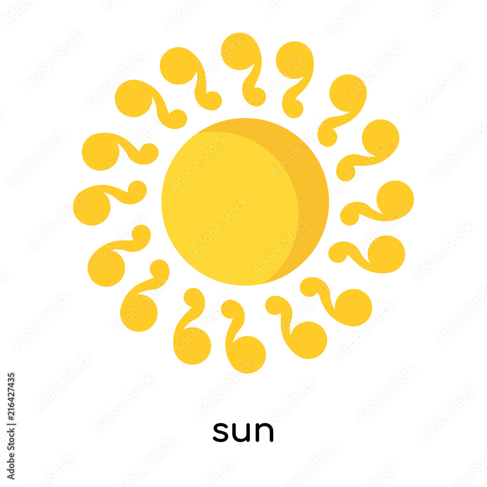 sun icon vector sign and symbol isolated on white background, sun logo concept sun icon vector sign and symbol isolated on white background, sun logo concept