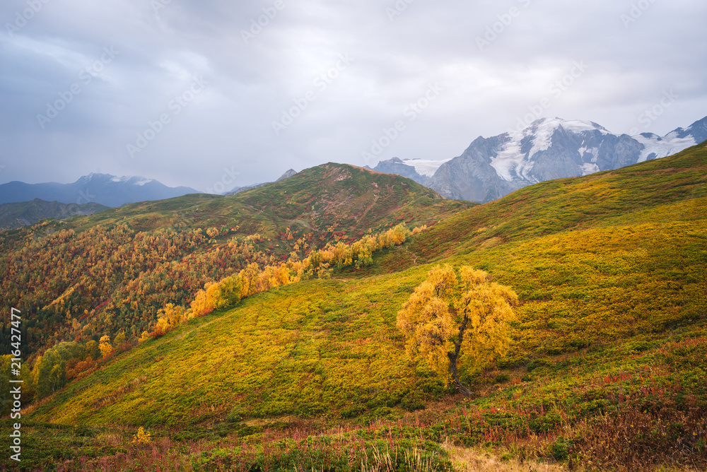 Autumn landscape in the mountains Autumn landscape in the mountains