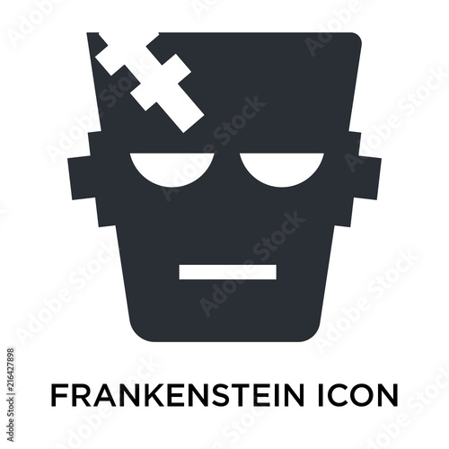 Frankenstein icon vector sign and symbol isolated on white background, Frankenstein logo concept