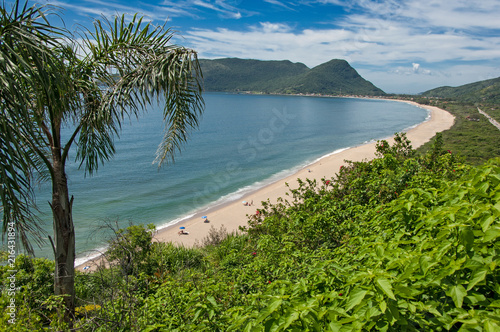 Florianópolis is an island in Brazil, enchanting with pristine beaches, surfing competitions, beach parties