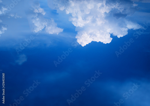 Top aligned cloudscape background