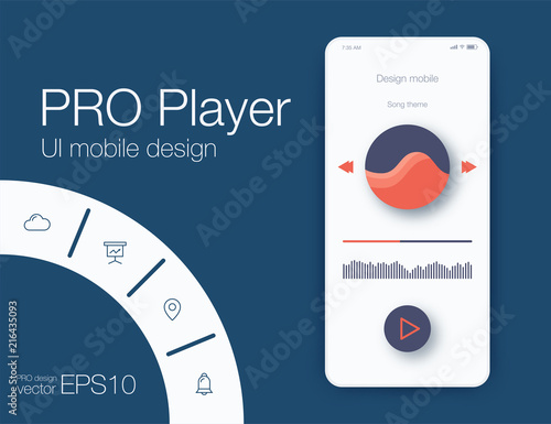 UX audio player templates