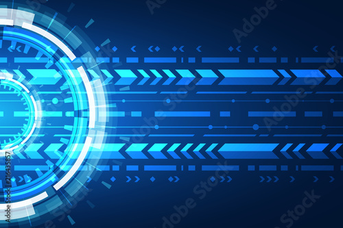 Abstract Technology Background. Vector illustration