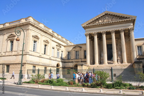 Le magnifique palais de justice à Montpellier, Hérault, Occitanie, France