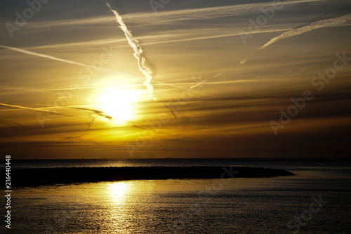 Sonnenuntergang Wattenmeer