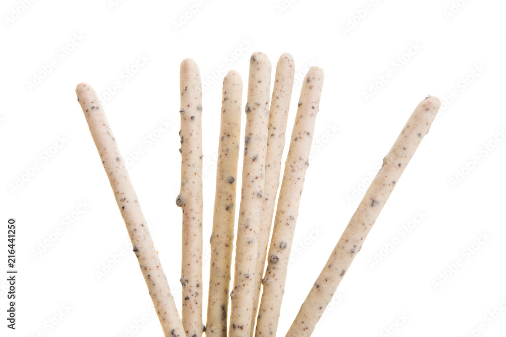 biscuit stick in chocolate isolated biscuit stick in chocolate isolated