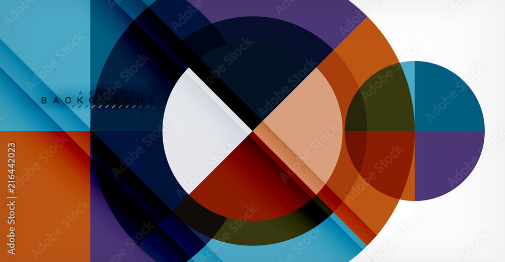 Vector circle abstract background Vector circle abstract background