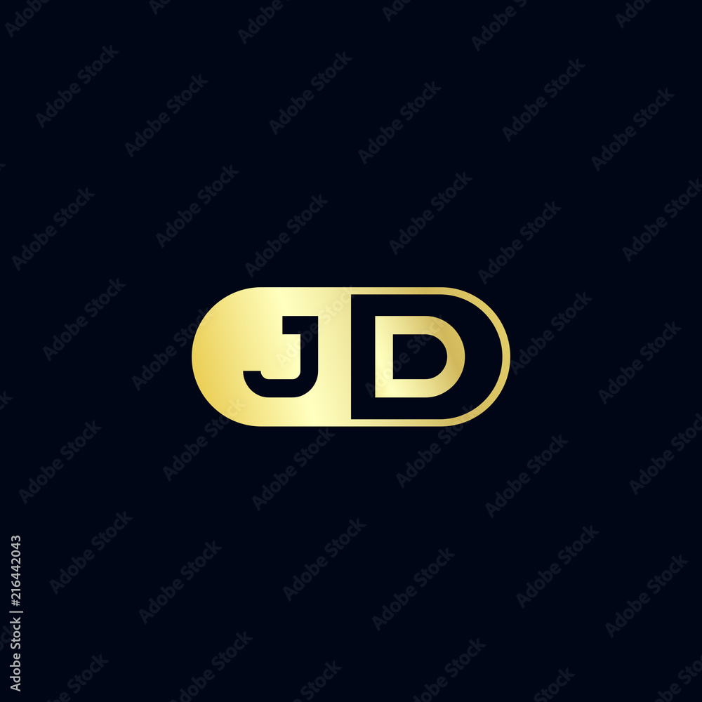 Initial Letter JD Logo Template Design Initial Letter JD Logo Template Design