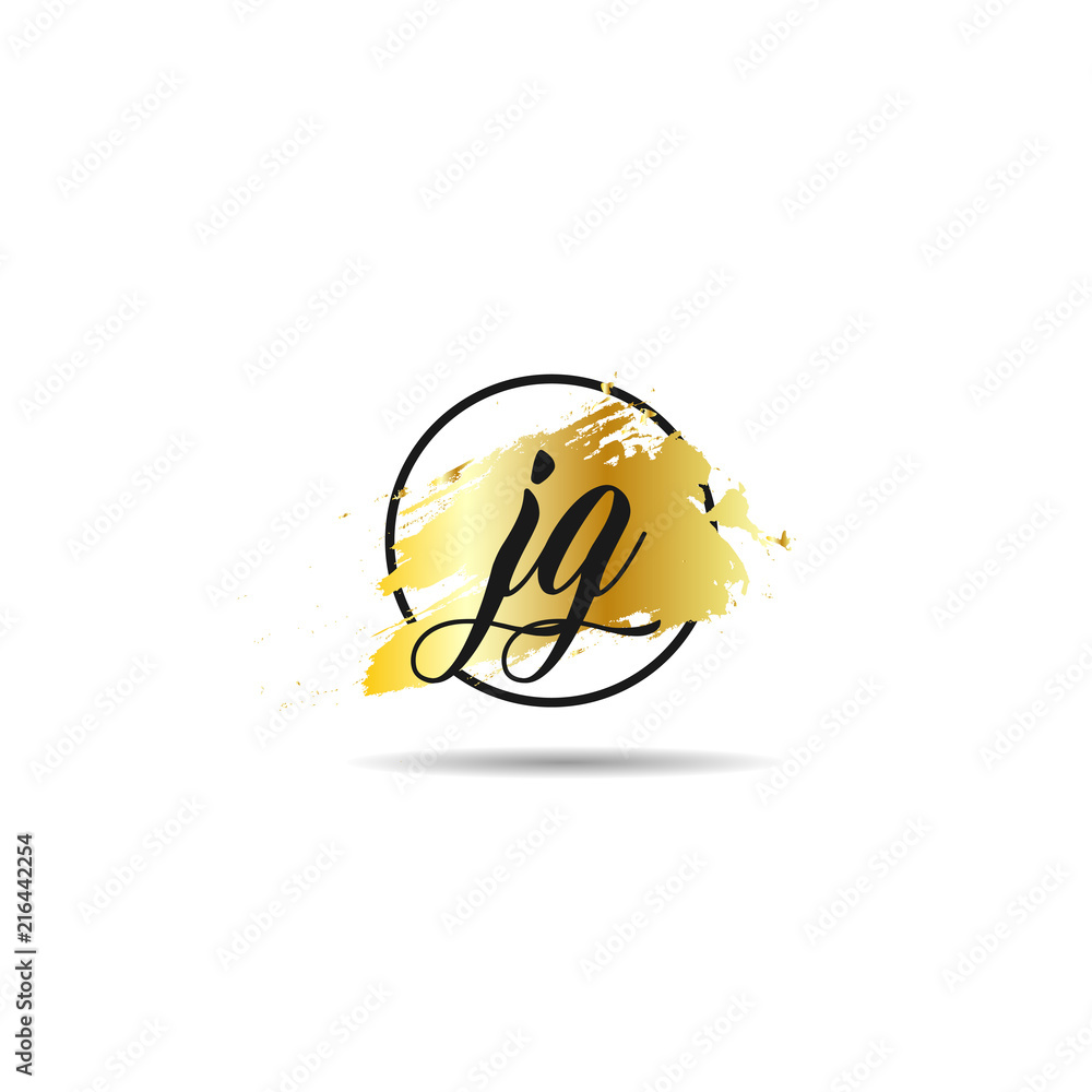 Initial Letter JG Logo Template Design Initial Letter JG Logo Template Design