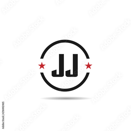 Initial Letter JJ Logo Template Design